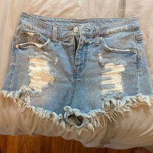 Wild fable ripped high rise shorts